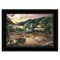 Edge Collections - 18" x 14" - Multi - Ed Wargo Lakefront Camping II Scenic Framed Wall Art - 1 Piece
